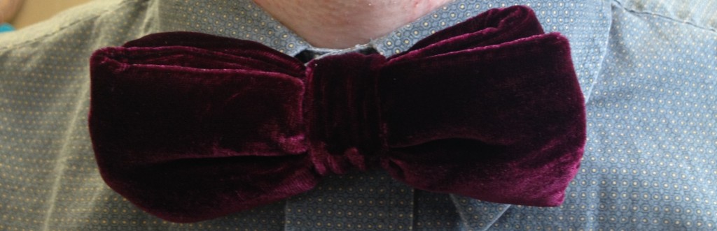 Red Velvet Bow Tie #FashionFridays